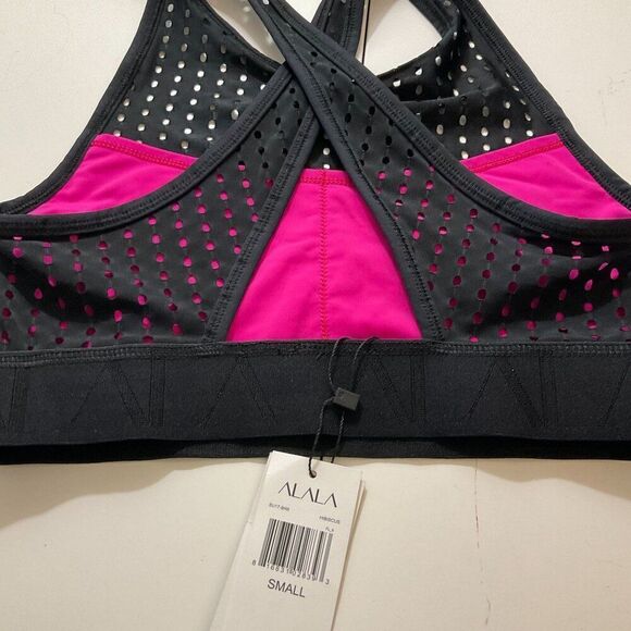 NWT‎ Alala Small Perforated Racerback Sports Bra - Picture 3 of 4